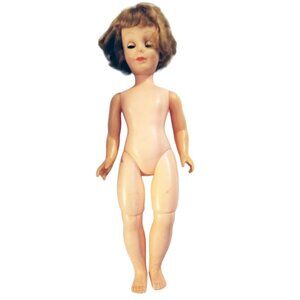 Sleepy Eye Deluxe Reading Corp Doll Blonde Hair Blue Eyes Vintage 22 Inches 1964